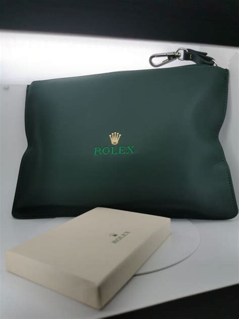 Rolex Leather Toiletry Bag w/ Tags .